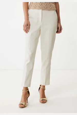 Mexx Pants Tapered Leg Off White Dames