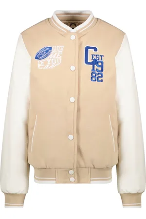 Cars Kids AISHA Baseball Wool Sand Meisjes Jas - SAND