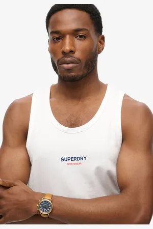 Superdry Sportswear Logo Relaxed Mouwloos T-shirt XL Man