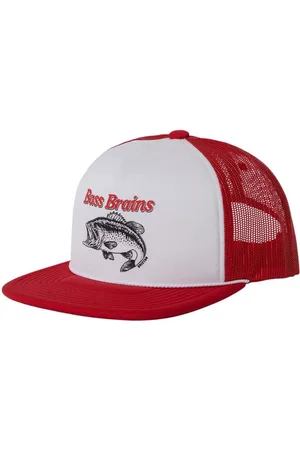 Brixton Bass Brains Fishing Team Trucker Hat Cap Unisex