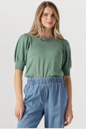 Minus Liva Knit Tee Truien & vesten Dames - Sweater - Hoodie - Vest-