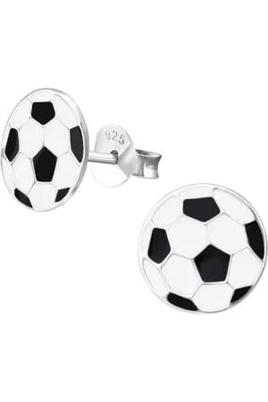 La Rosa Princesa Voetbal Oorbellen Zilver - 9mm