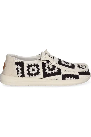 Hey dude Wendy Cottage Crochet Dames Instappers Black/Multi