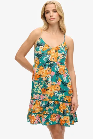 Superdry Mini Beach cami-jurk - Dames - Jurken