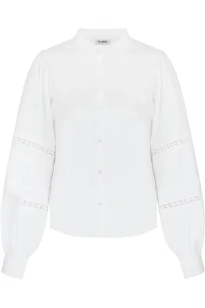 Fluresk Blouse Freesia Blouse 25zzf13 011 Offwhite Dames