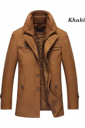 Merkloos Aventury® Winterjas - Heren - Outdoor - Wintersport - Thermisch - Herfst - Winddicht - Gevoerd - Warm - Stijlvol - Windjack - Parka Wol