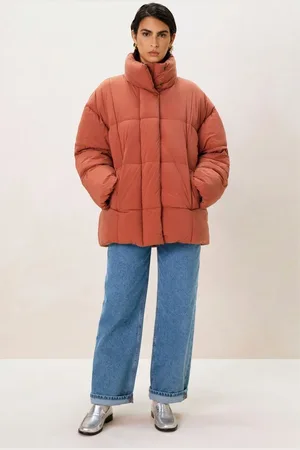 Sissy-Boy Bruine quilted puffer jas