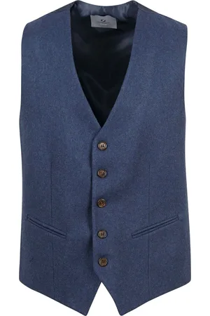 Suitable Gilet Tweed Mid