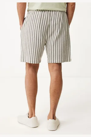 Mexx Short Striped Herb Green Heren