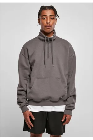 Urban classics Organic Drawstring Troyer Sweater/trui - XS