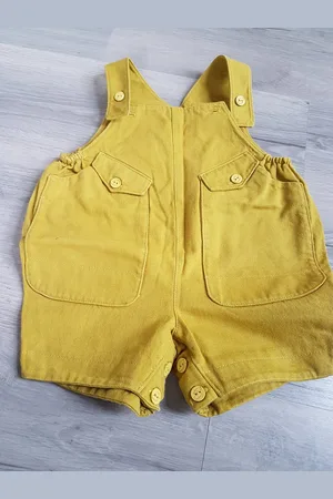 Merkloos Tuinbroek - keperkatoen - baby - jongens - - maat 62