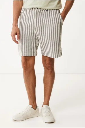 Mexx Short Striped Herb Green Heren