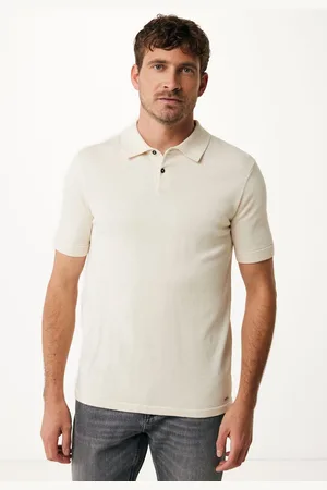 Mexx Giuseppe Knit Polo White Heren