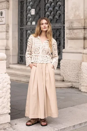 Summum Woman 4s2827-12250 Culotte stretch poplin