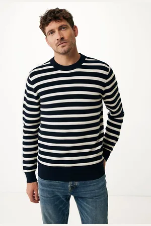 Mexx Sweater Knit Striped Heren