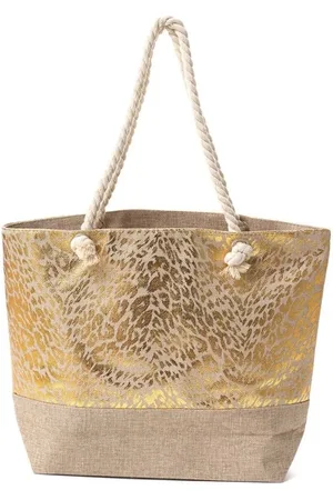 Merkloos Strandtas - boodschappentas - tas - panterprint - - beach