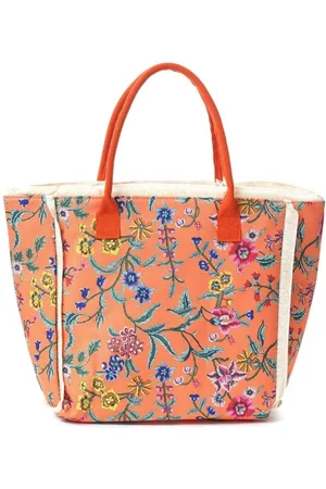 Merkloos Strandtas - Bloemenprint - boodschappentas - - musthave
