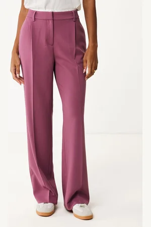 Mexx Straight Leg Mid Rise Pants Dames