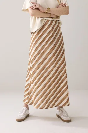 Summum Woman 6s1338-12222 Skirt stripe printed
