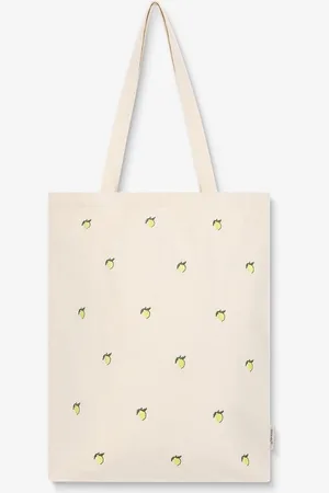 Sissy-Boy Witte shopper met citroen embroidery