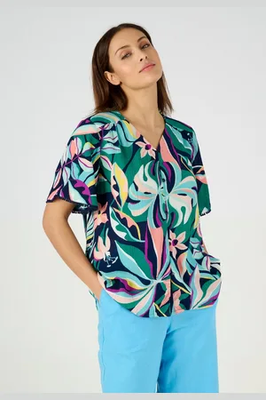 Damart Chemisier crépon *fibres pure viscose Lenzing(TM) EcoVero(TM). - Dames - - 40