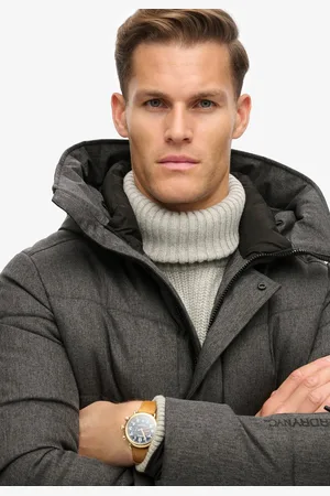 Superdry City chevron gewatteerde jas - Heren - Gewatteerde jassen