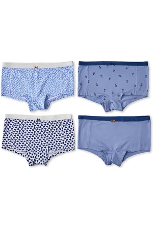 Little Label Dames shorts 4-pack - combi S/36 - maat: S / 36-38 - bio-katoen