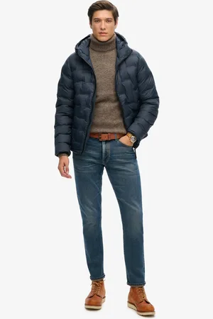 Superdry Gewatteerde korte pufferjas - Heren - Gewatteerde jassen