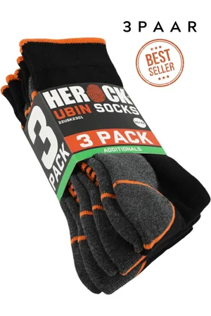 Herock UBIN kousen - set van 3 paar - Comfortabele sokken - maat 39-42