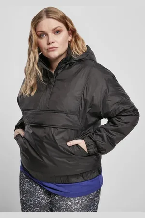 Urban classics Panel Padded Pullover Jas - 4XL - Zwart
