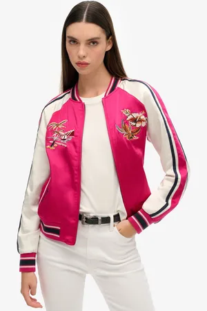 Superdry Suikajan bomberjack met borduursel - Dames - Buitenjassen