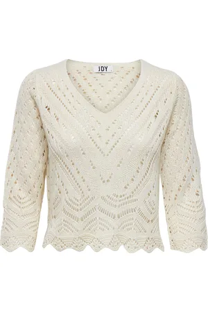 JDY NEW SUN 3/4 CROPPED PULLOVER KNT NOOS - Dames - Gebreide truien