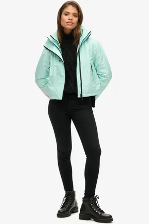 Superdry SD Windbreaker jas met capuchon en borduursel - Dames