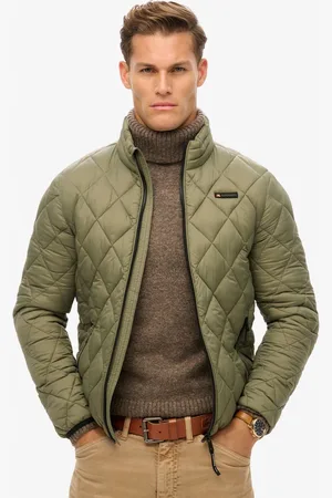 Superdry Fuji Lite jas met ruitvormige wattering - Heren - Gewatteerde jassen
