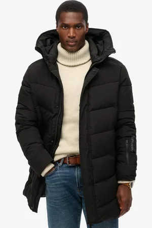 Superdry City chevron gewatteerde parka - Heren - Gewatteerde jassen