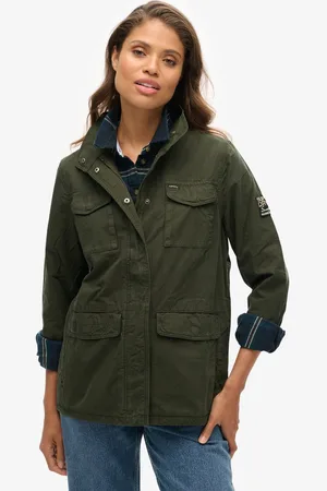 Superdry St Tropez M65 Military jack met versieringen - Dames - Buitenjassen