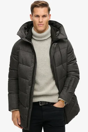 Superdry City chevron gewatteerde jas - Heren - Gewatteerde jassen