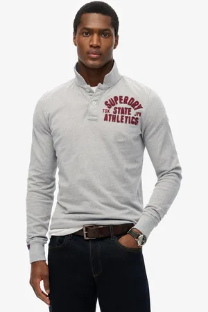 Superdry Vintage Athletic Lange Mouw Poloshirt M Man
