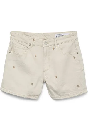 VERO MODA Broek Vmtess Mr Flower Shorts 10332323 /silver Mink Flower Dames