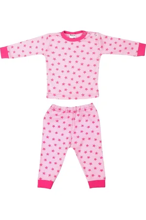 Merkloos Beeren Bodywear Meisjes Pyjama Stripe/Star -