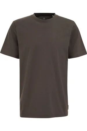 WE Fashion Heren T-shirt met opdruk