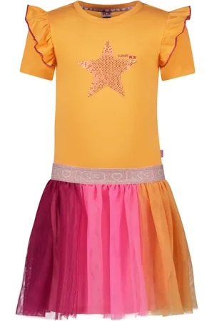 B.Nosy B.Nosy zomer jurk meisjes - K3 - oranje - Dua