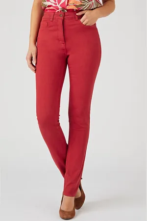 Damart Jeans slim fit met hoge taille Perfect Fit by - Dames - - 50