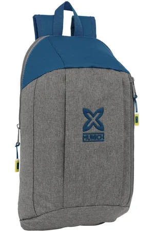 Munich Casual Rugtas Street Blauw Grijs