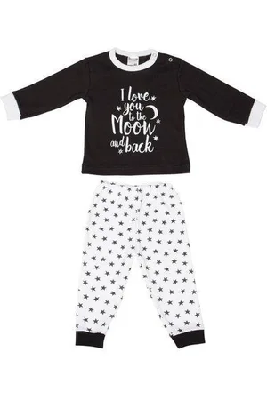 Merkloos Baby pyjama Beeren "To the Moon" maat 98/104