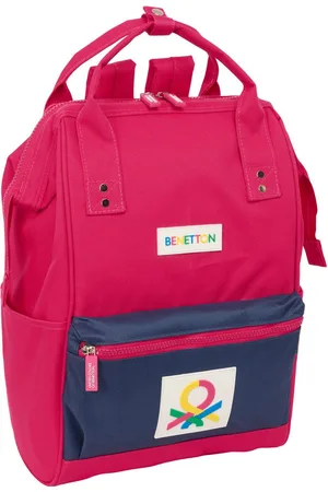Benetton Casual Rugtas Kers Marineblauw