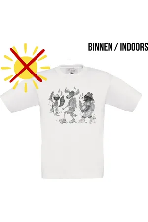 B and C Magic By Sun - T-shirt Hikers - Solar T-shirt - de print verkleurd door de zon