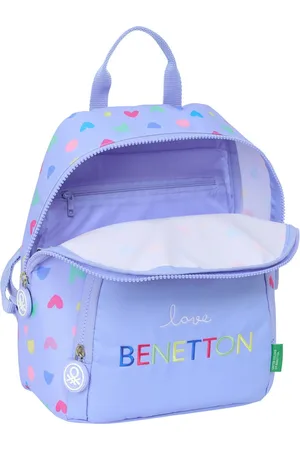 Benetton Casual Rugtas Lila Lila 25 x 30 x 13 cm