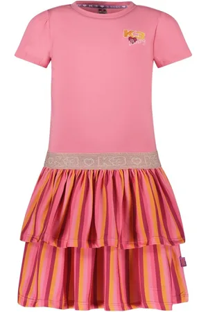 B.Nosy B.Nosy zomer jurk meisjes - K3 - suiker roze - Dora