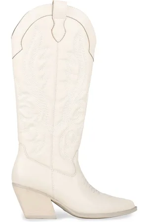 Posh By Poelman JILL Dames Laarzen - Crème